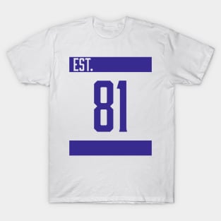 Est 81 Blue T-Shirt